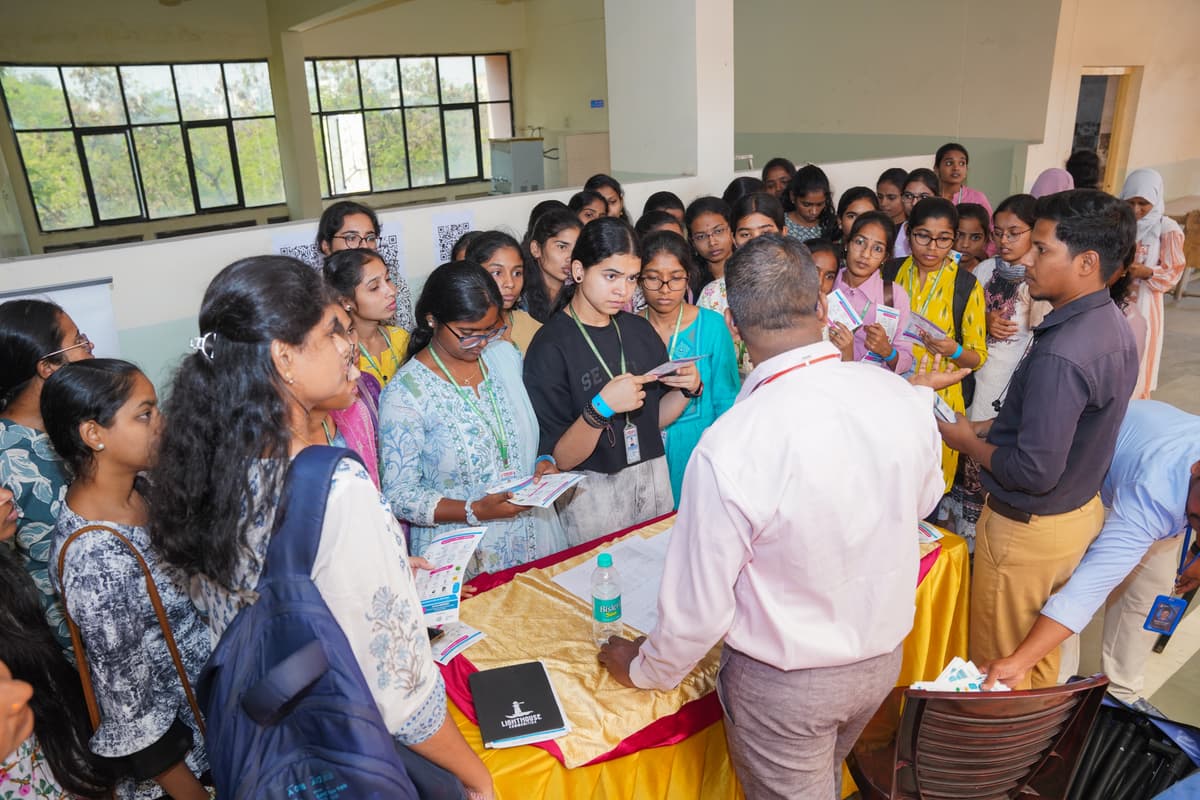 UMEED community: women at a career event