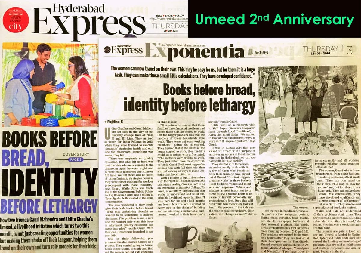 Books before bread, identity before lethargy